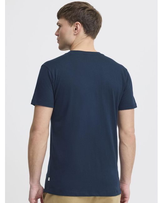 Solid T-Shirt Sdodilian in Blue für Herren