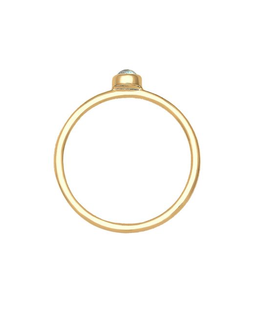 Elli Jewelry White Ring Bandring