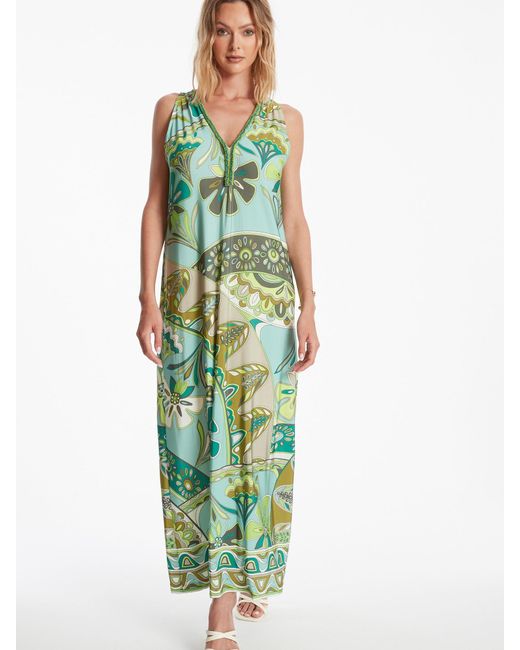 Ana Alcazar Green Kleid Zimoa