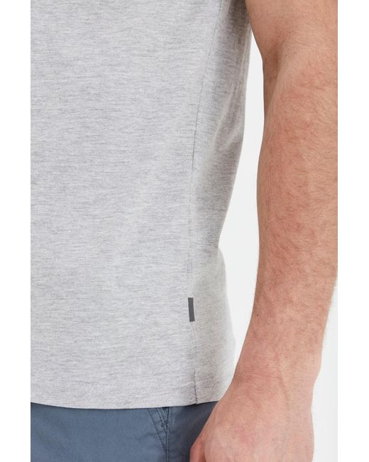 Solid T-Shirt Thorge in Gray für Herren