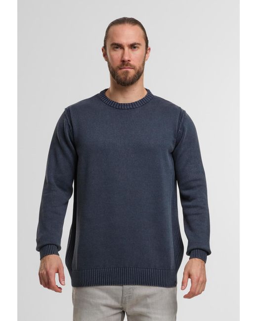INDICODE Pullover Niels in Blue für Herren