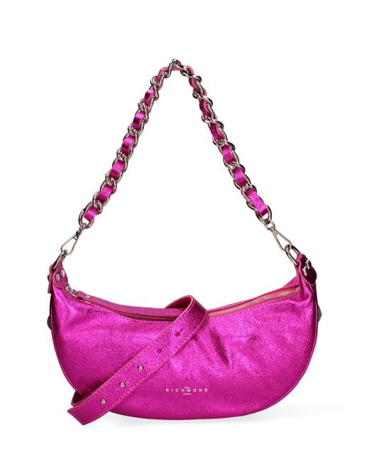 John Richmond Pink Schultertasche