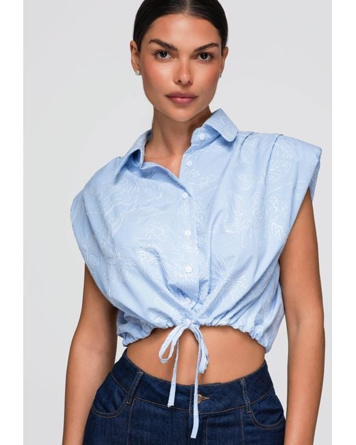 Ombre Blue Bluse