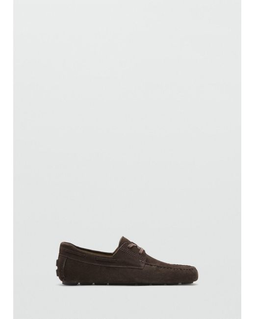Mango Schnürschuh Driver in Brown für Herren
