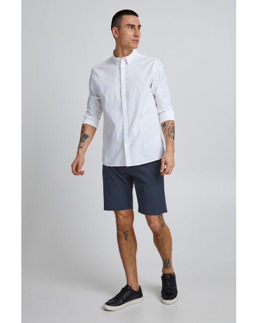 Solid Chinohose in Blue für Herren