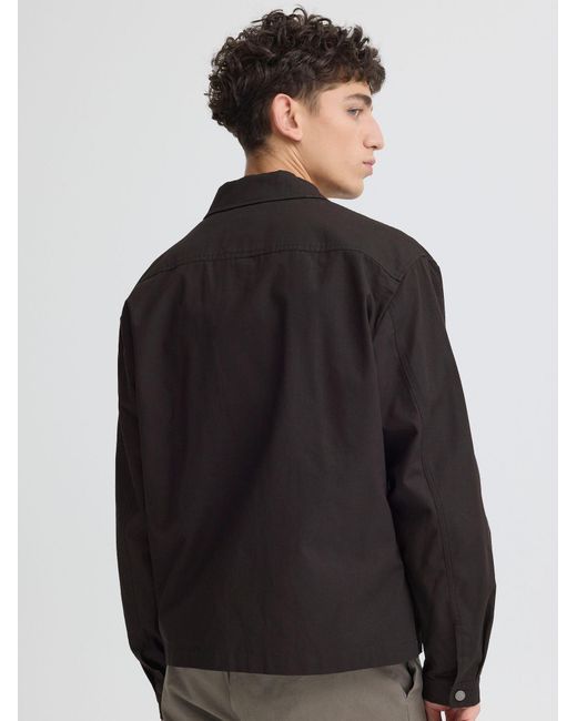 Solid Hemdjacke Sdtywin in Black für Herren
