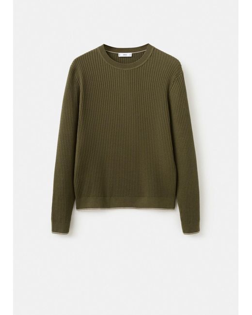 Mango Pullover Warrior in Green für Herren