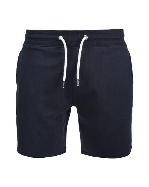 Solid Sweatshorts 'tamp' in Blue für Herren