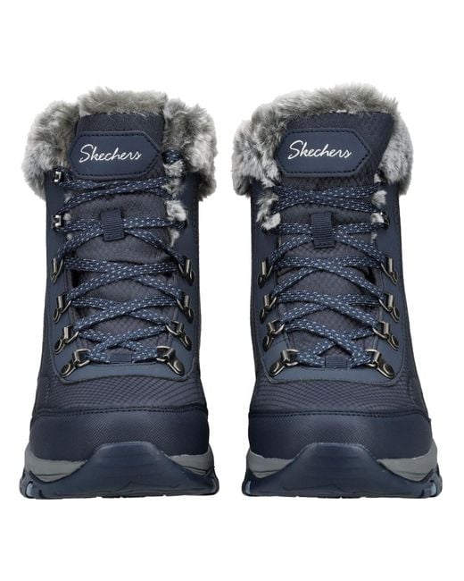 Skechers Blue Schnürstiefelette
