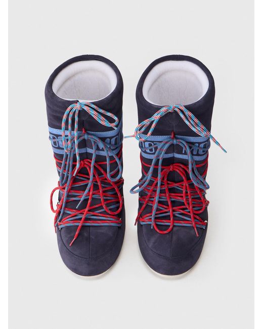 Moon Boot Snowboots in Blue für Herren