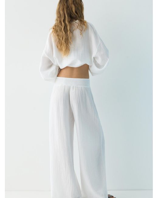 Pull&Bear White Hose