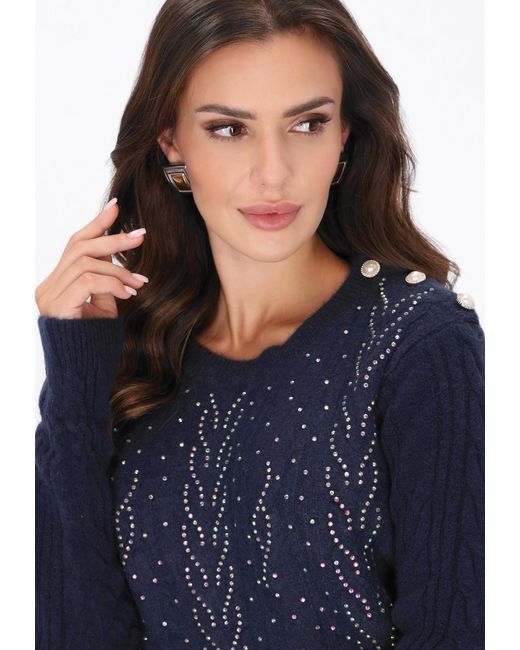 faina Blue Pullover