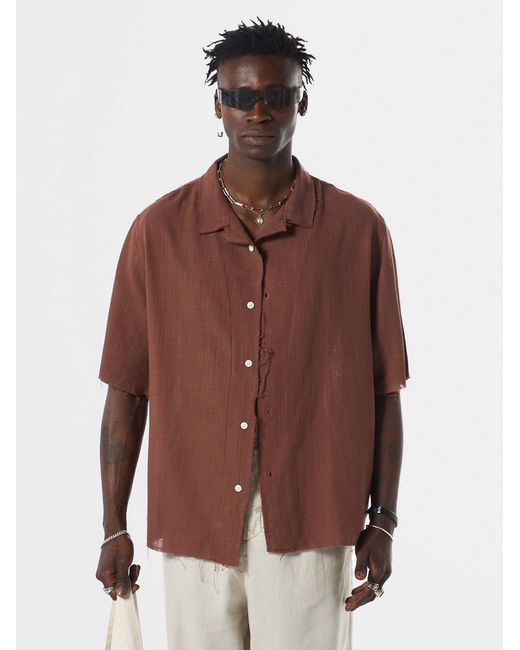 VAMOS CLO Hemd Irving in Brown für Herren