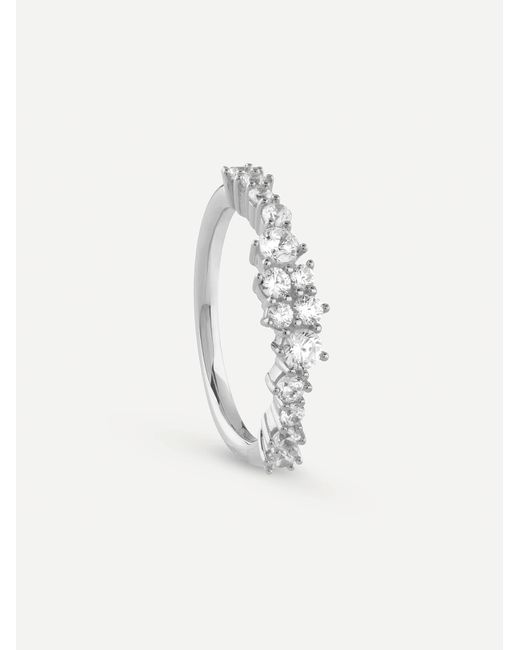 Guess White Ring Jardin