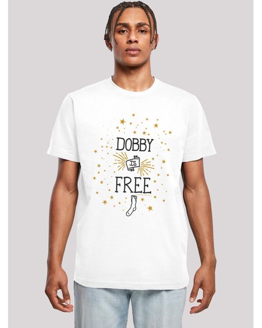 F4NT4STIC Shirt Harry Potter Dobby Is Free in White für Herren