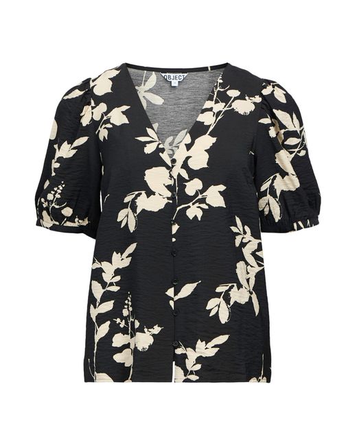 Object Black Bluse Objjacira