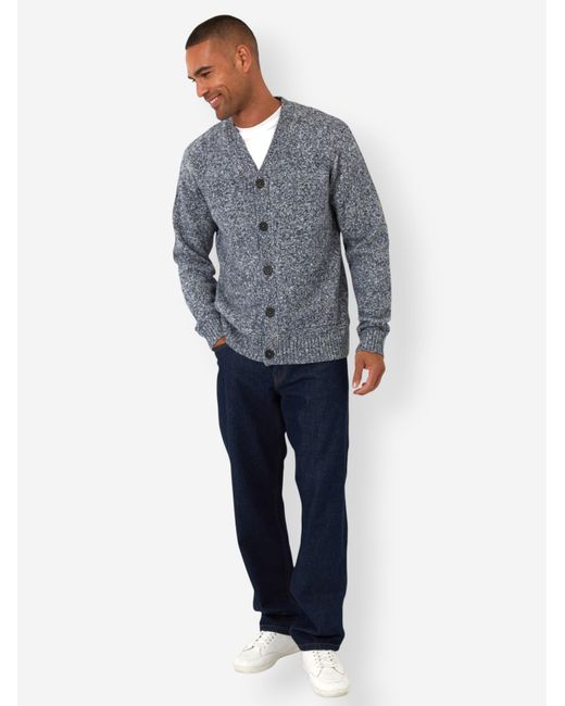 Threadbare Strickjacke Hadfield in Blue für Herren