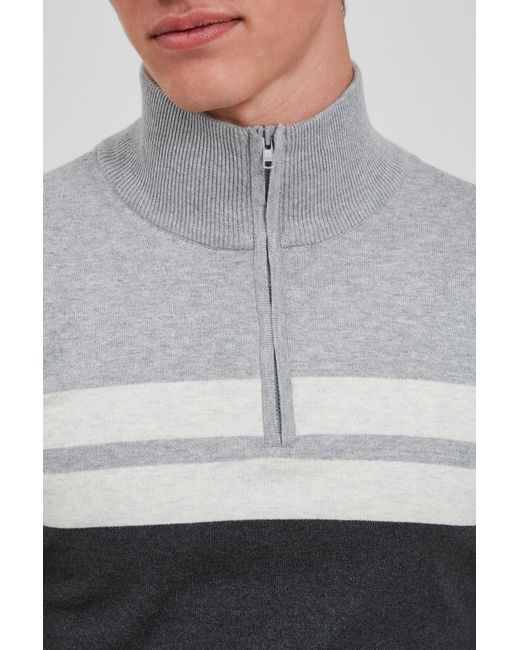 Blend Pullover 'naresh' in Gray für Herren