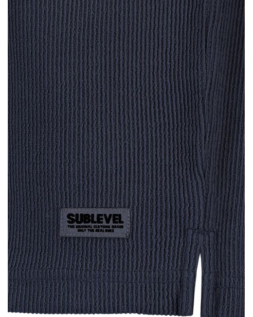 Sublevel Hemd in Blue für Herren