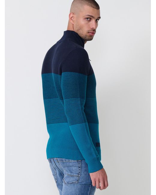 Koröshi Strickpullover in Blue für Herren