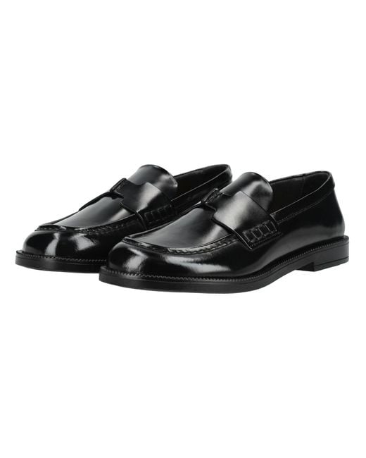 Pavement Black Mokassin