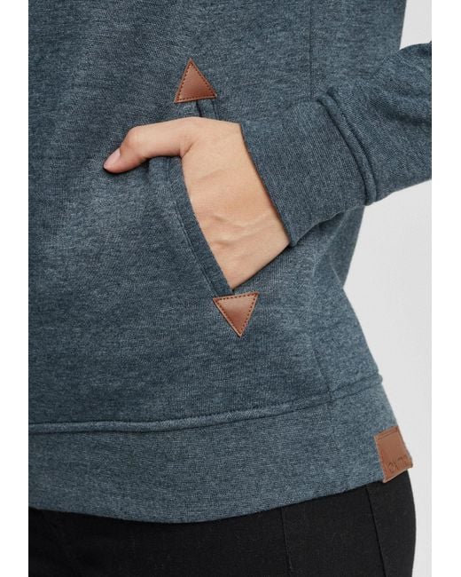 Oxmo Blue Sweatshirt Vicky Hood