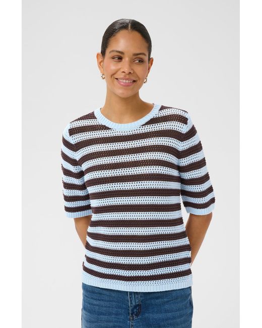 Kaffe Blue Pullover Kahillay