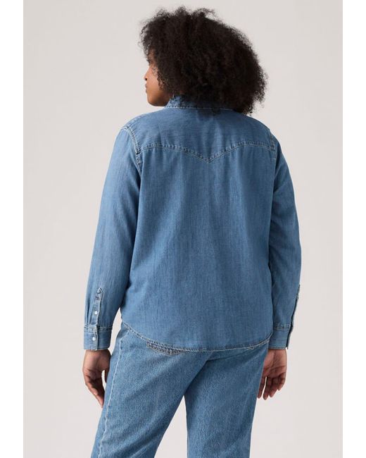 Levi's Blue Jeansbluse PL ULTIMATE WESTERN T3 mit Taschen