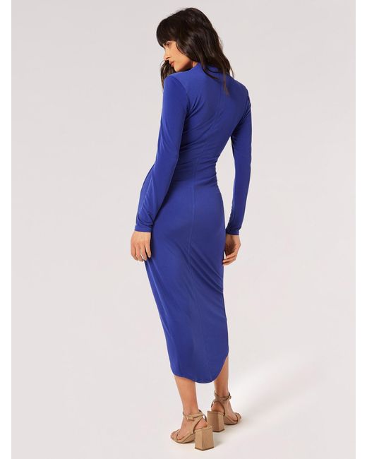 Apricot Blue Kleid