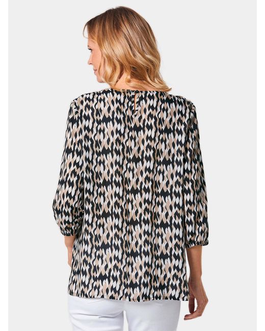 Goldner White Bluse