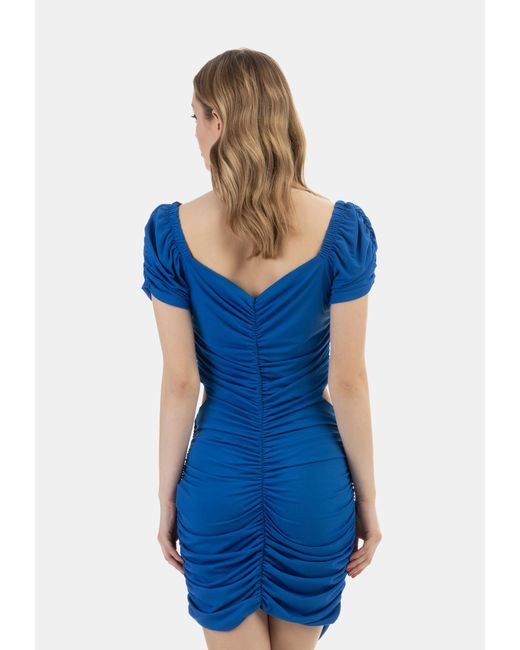faina Blue Kleid