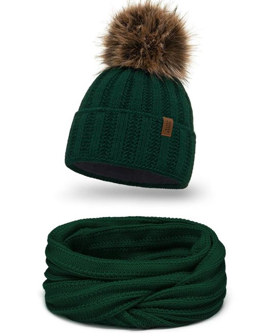 Vivience Green Mütze 7019 Set
