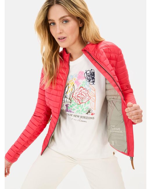Camel Active Red Leichte Steppjacke Aus Recyceltem Polyamid