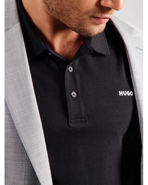 HUGO Poloshirt Donoslong in Blue für Herren