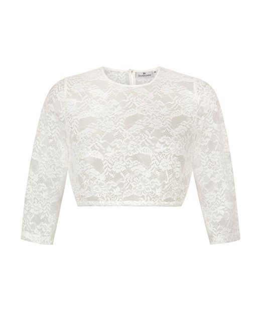 Stockerpoint White Trachtenbluse 'Akasha'