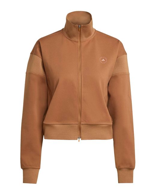 Adidas By Stella McCartney Brown Sportsweatjacke Knitted Track