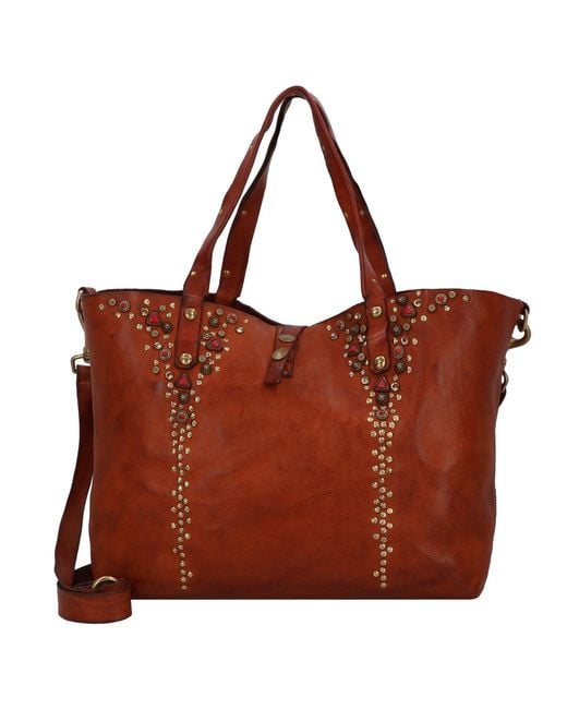 Campomaggi Red Shopper Bella