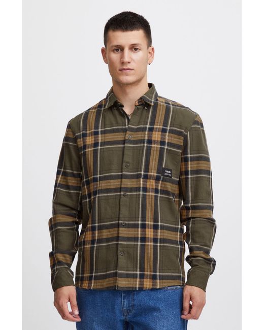 Solid Hemd Brandt in Green für Herren