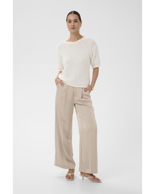 Kaffe White Pullover Kaemilie