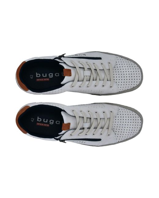Bugatti Schnürschuh in Metallic für Herren