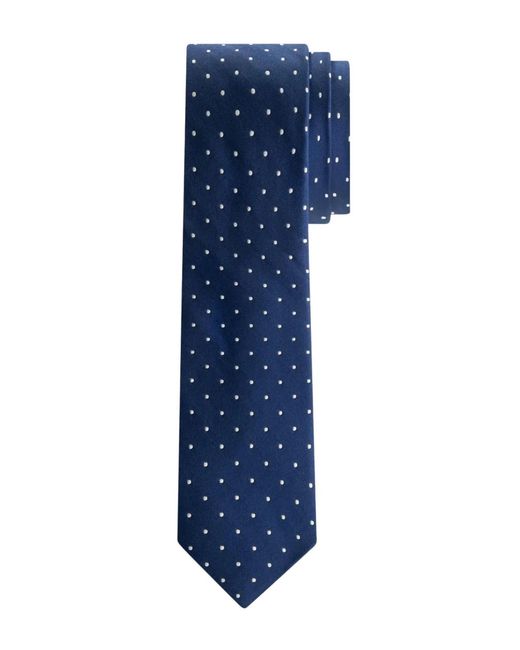 Michael Kors Krawatte Cravatta Solid Dot Cravatta in Blue für Herren