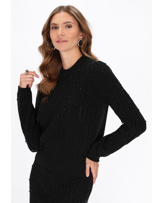 faina Black Pullover