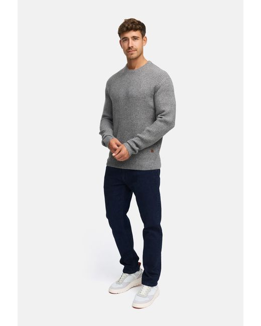 INDICODE Pullover Inpeace in Gray für Herren