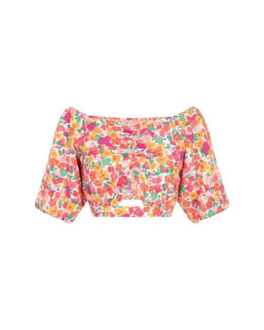 ECY Red Bluse Spring Summer