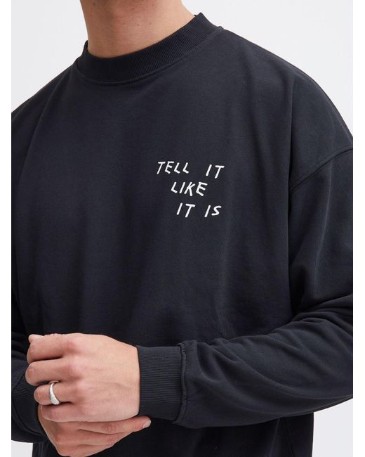 Solid Sweatshirt Ingvor in Blue für Herren
