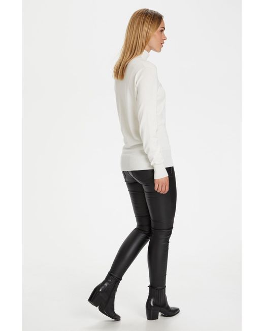 Kaffe White Pullover Astrid