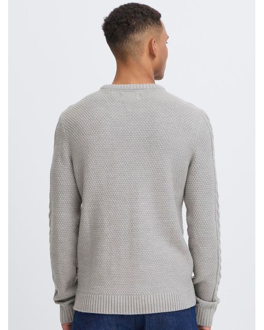 Blend Strickpullover Bhbasim in Gray für Herren
