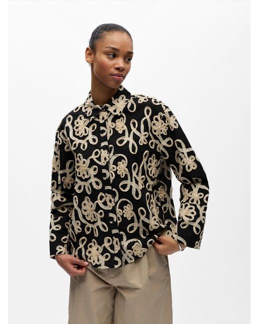 Object Black Bluse Objroya