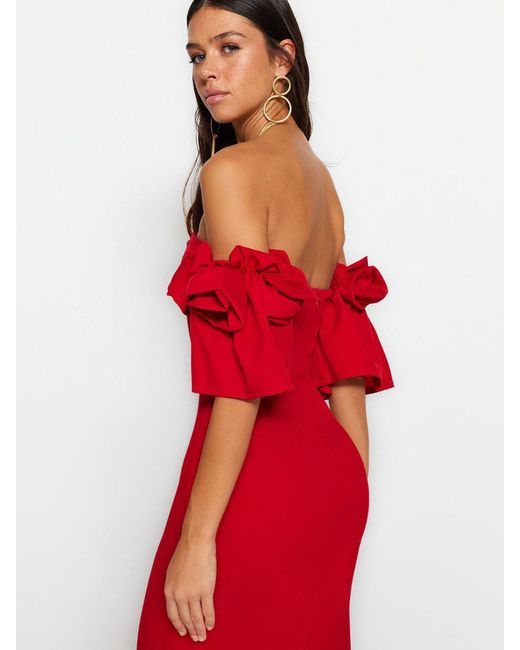 Trendyol Red Kleid