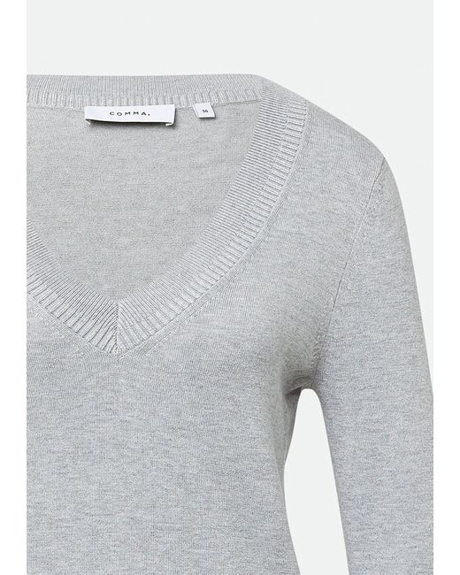 Comma, Gray Pullover